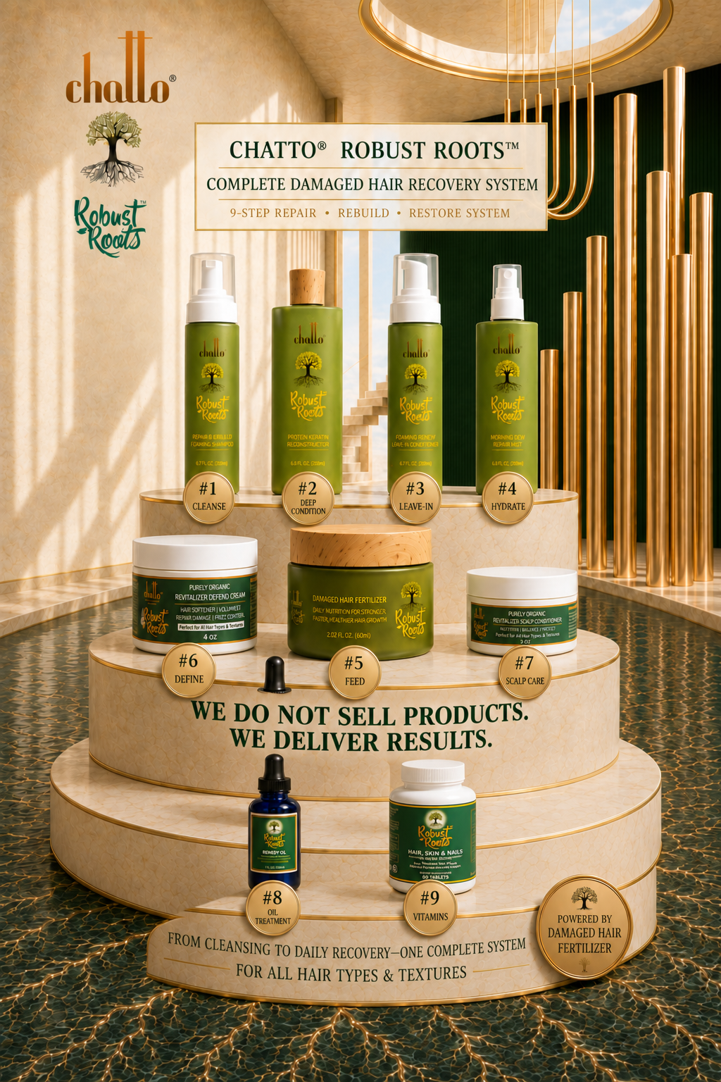 Damaged hair recovery system collection
