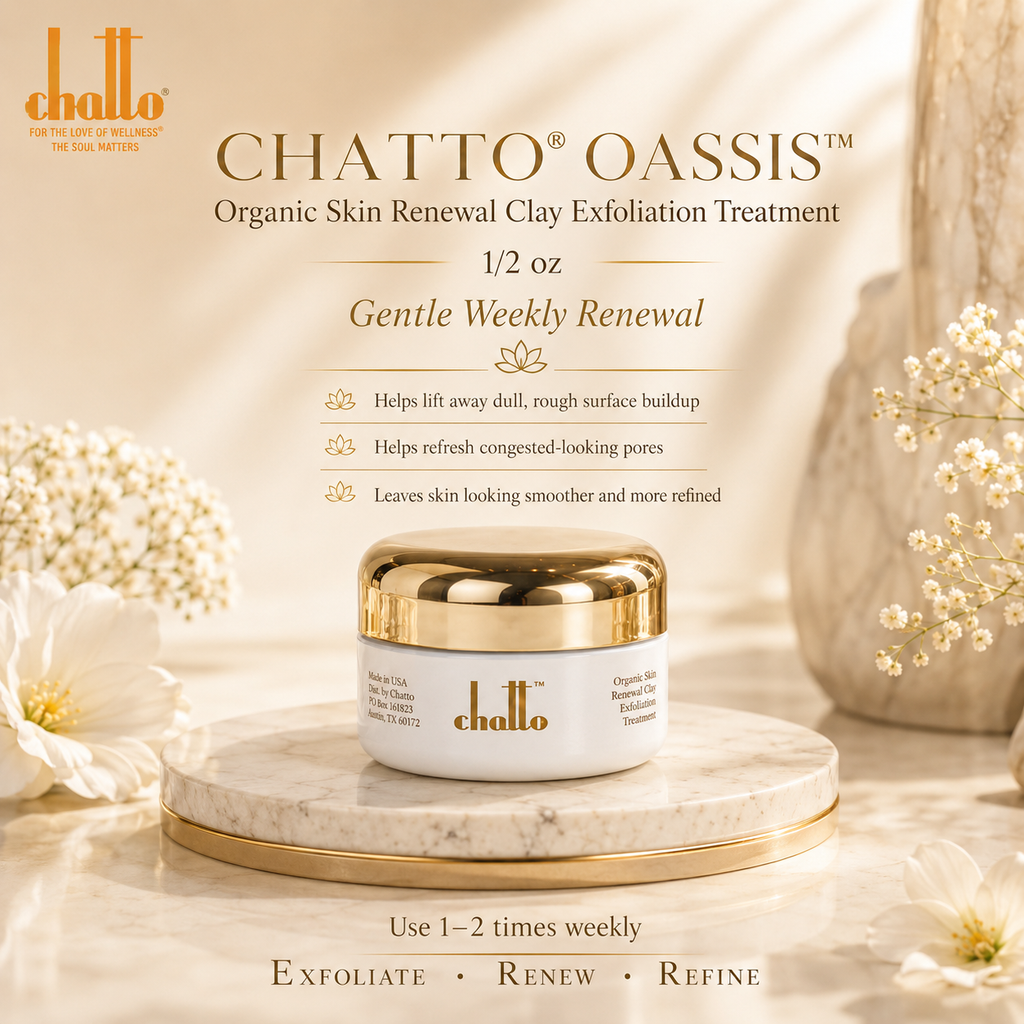 CHATTO® OASSIS™ Organic Skin Renewal Clay Exfoliation Treatment, view 3