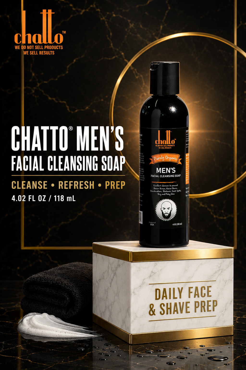 Chatto® Men's Shaving Mousse, view 6