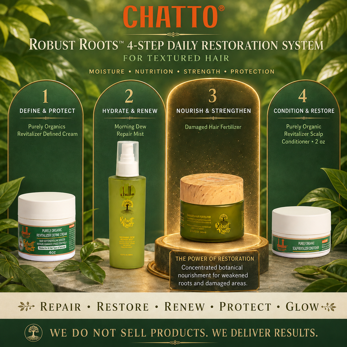 Chatto® ROBUST ROOTS COMPLETE DAMAGED HAIR RECOVERY SYSTEM 4, view 2