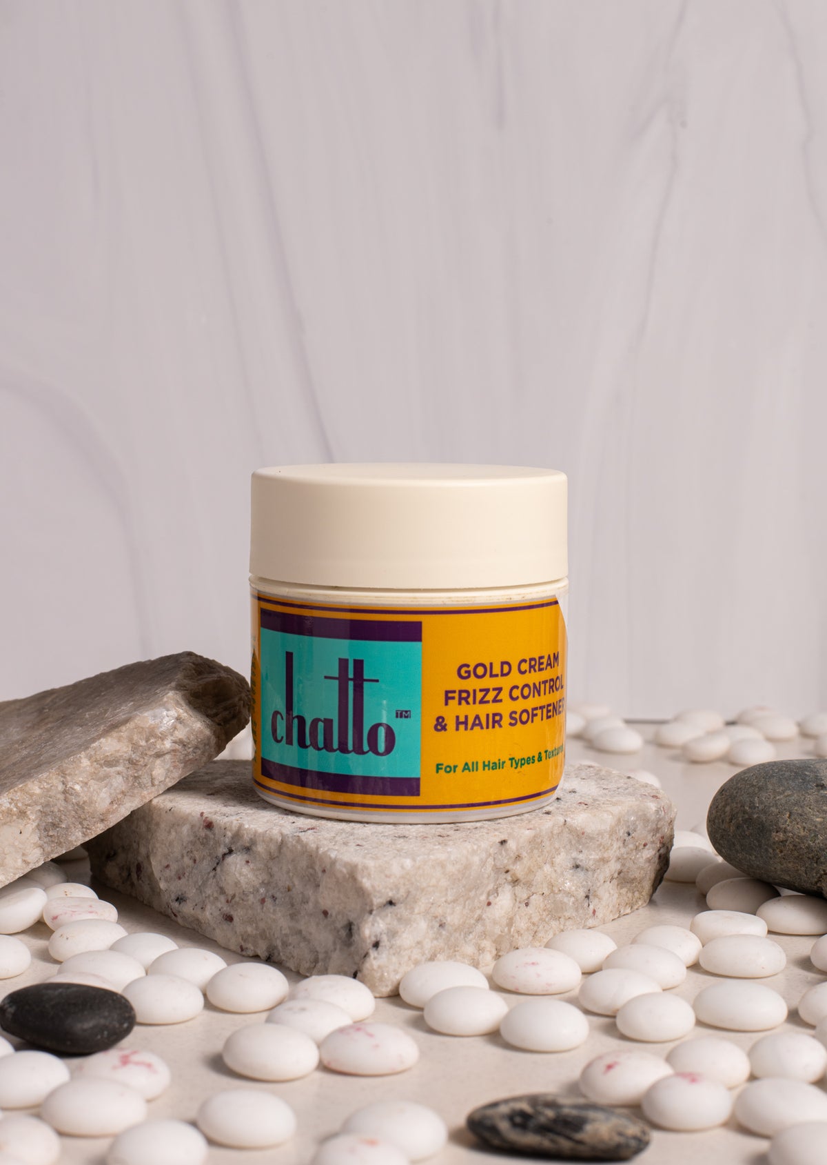CHATTO® Mom & Daughter™ Gold Cream Frizz Control 2OZ, view 4