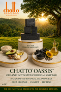 Chatto® Activated Charcoal Organic Bar Soap
