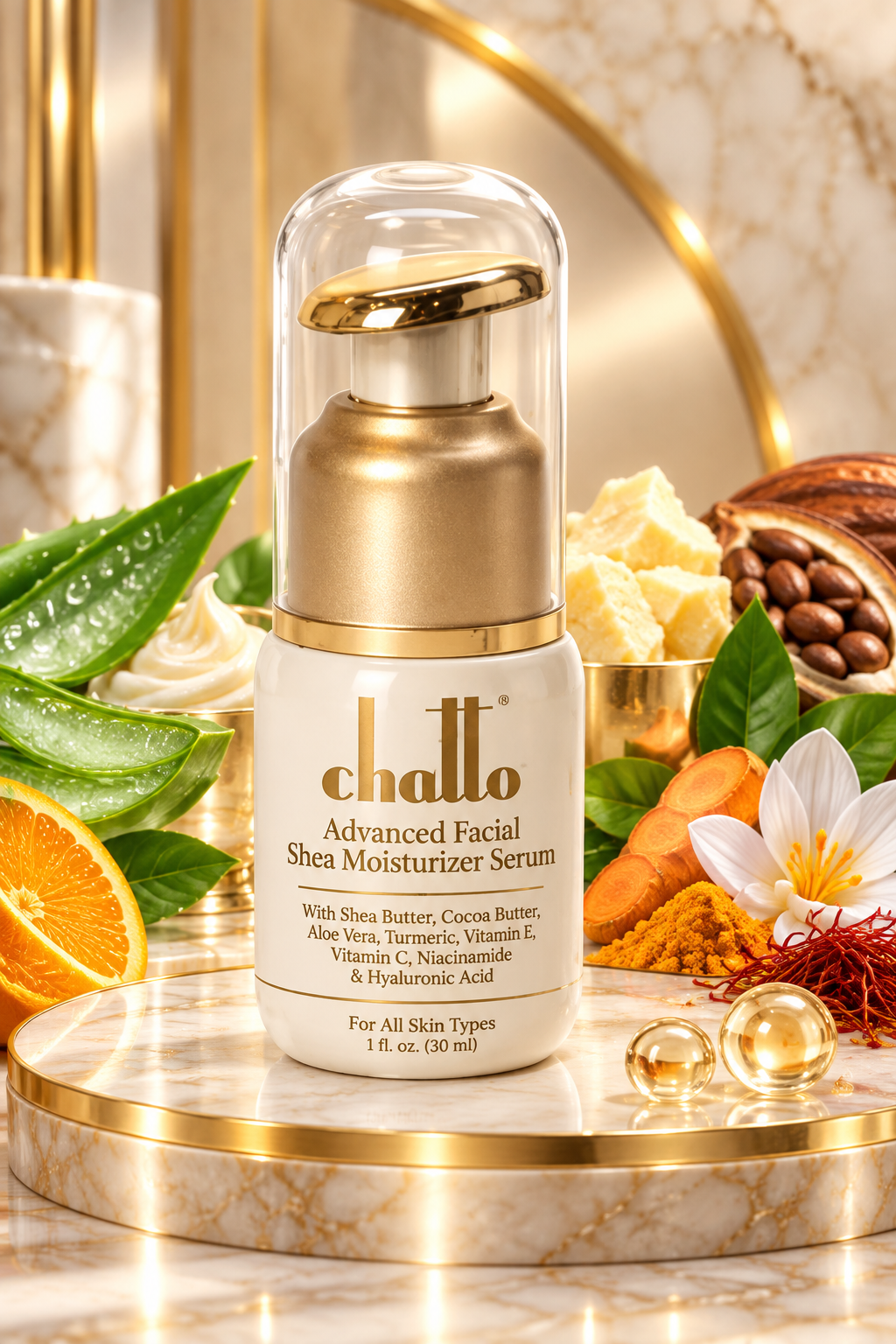 CHATTO® Advanced Facial Shea Moisturizer Serum, view 2