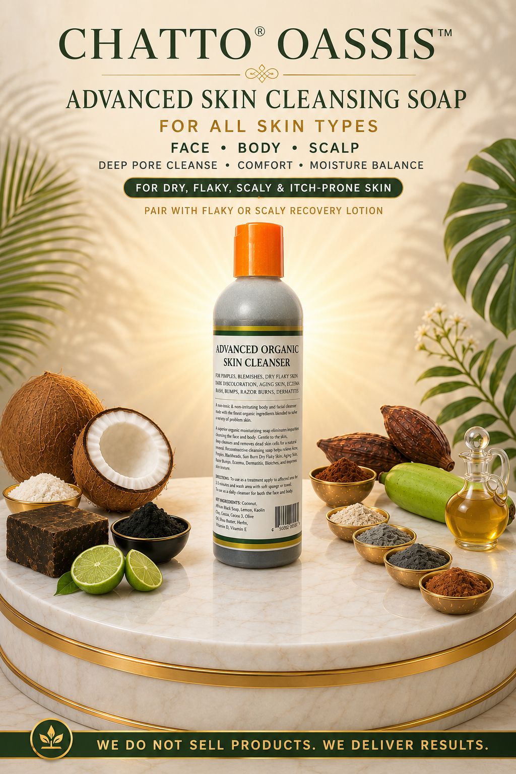 Chatto® Oassis Advanced Skin Cleansing Soap for All Skin Types, view 6
