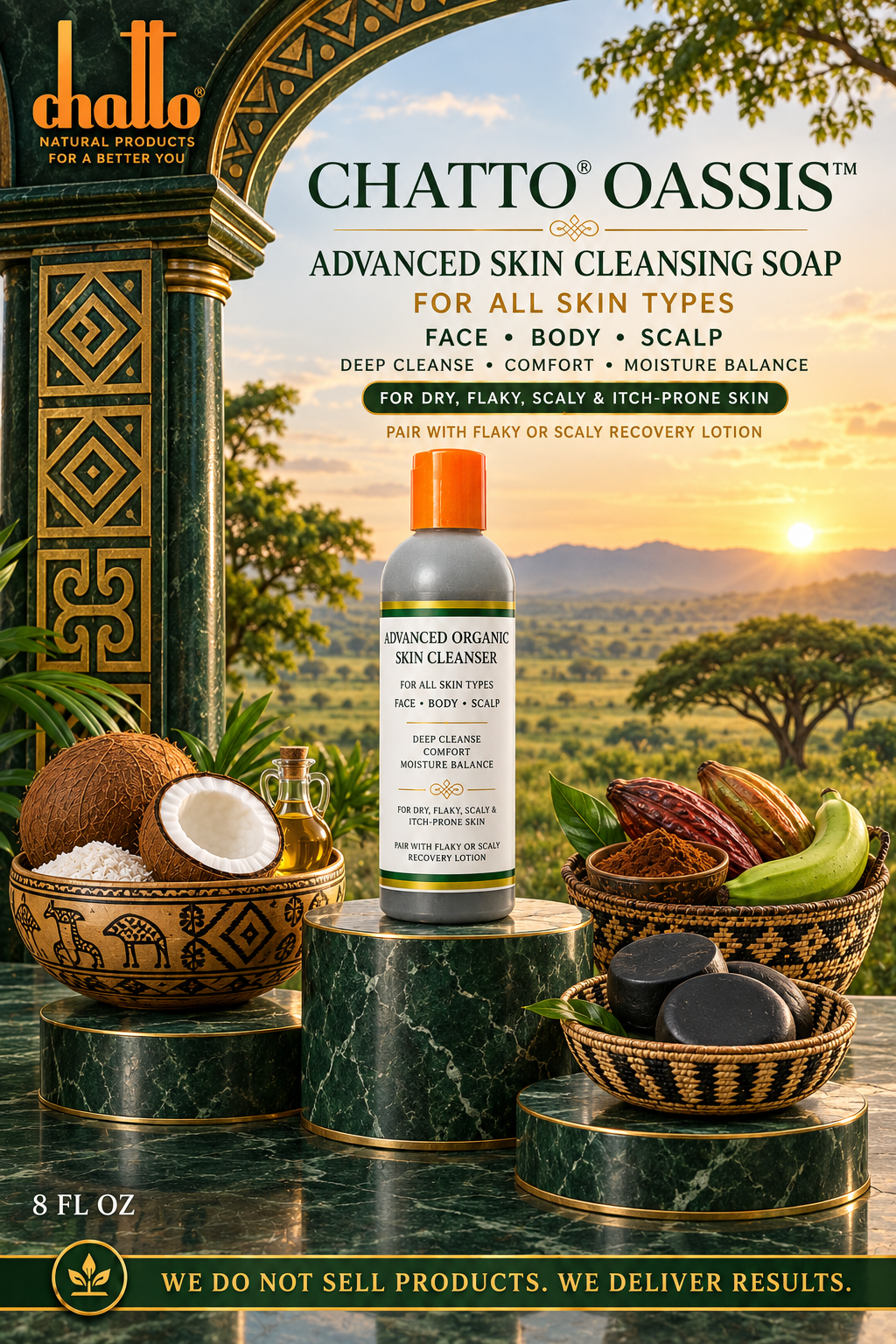Chatto® Oassis Advanced Skin Cleansing Soap for All Skin Types