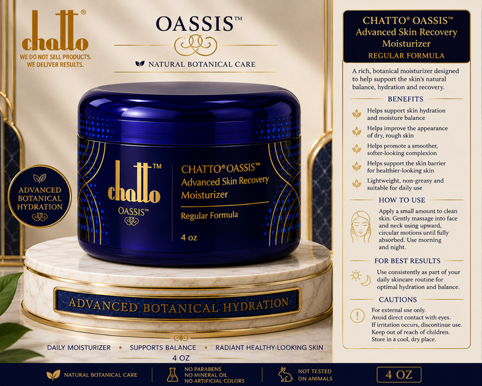 CHATTO® OASSIS™ Advanced Skin Recovery Moisturizer (Smooths/ Brightens / Renews)
