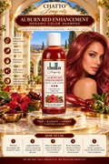 CHATTO® Longevity Auburn Red Enhancement Organic Color Shampoo