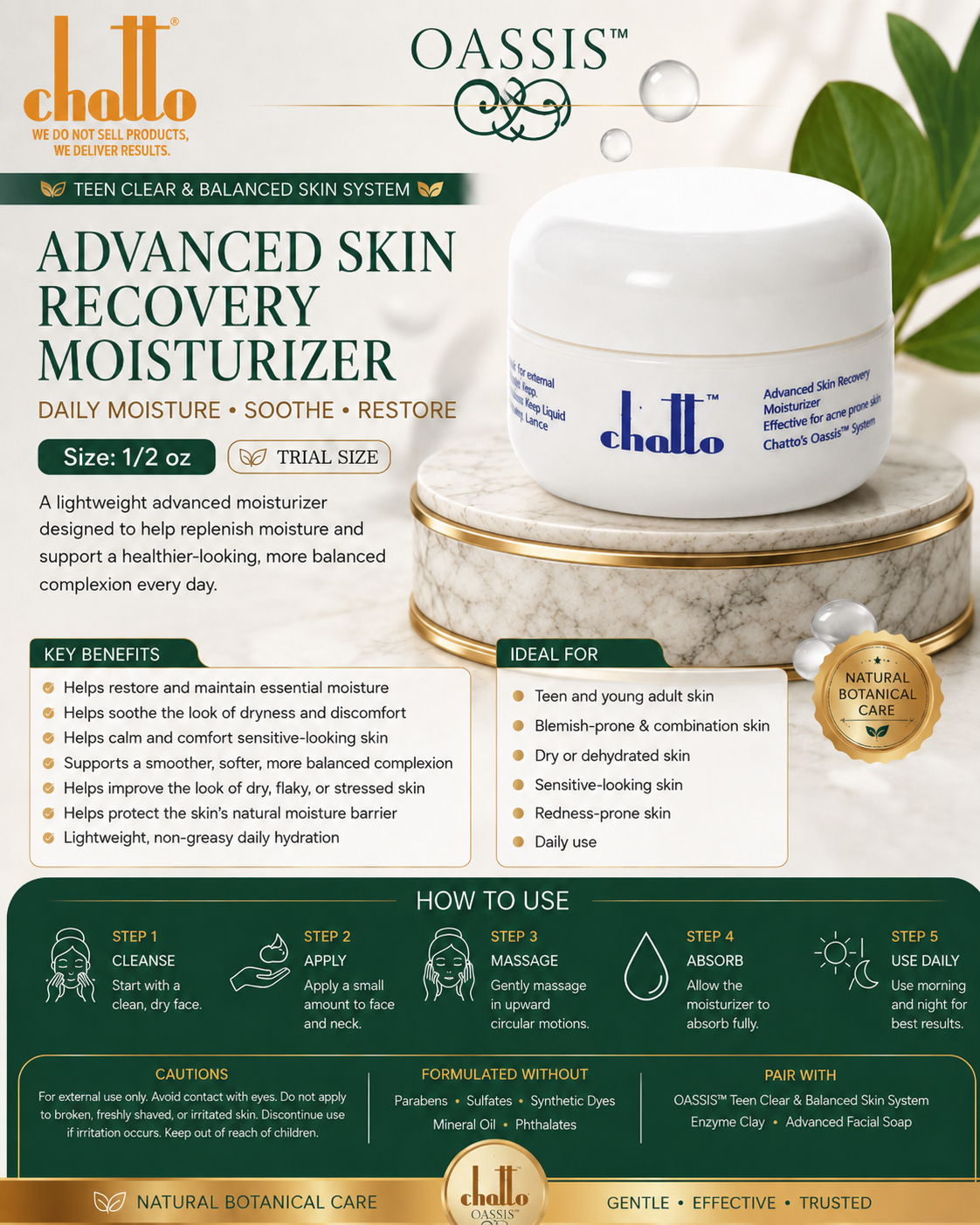 Chatto® Advanced Skin Treatment Cream [MILD]