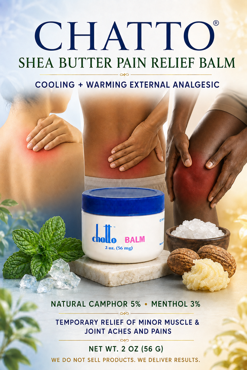 CHATTO® Shea Butter Botanical Massage Balm