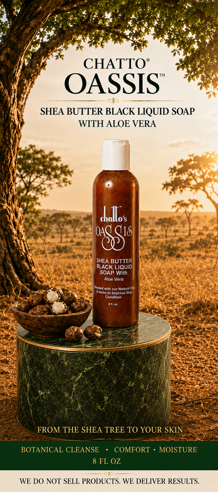 Chatto® Shea Butter Black Liquid Soap with Aloe Vera, view 2