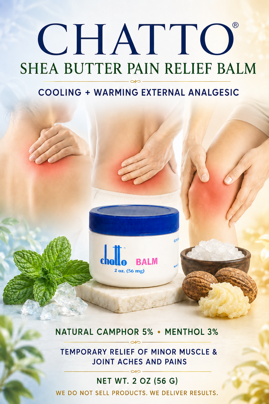 CHATTO® Shea Butter Botanical Massage Balm, view 4