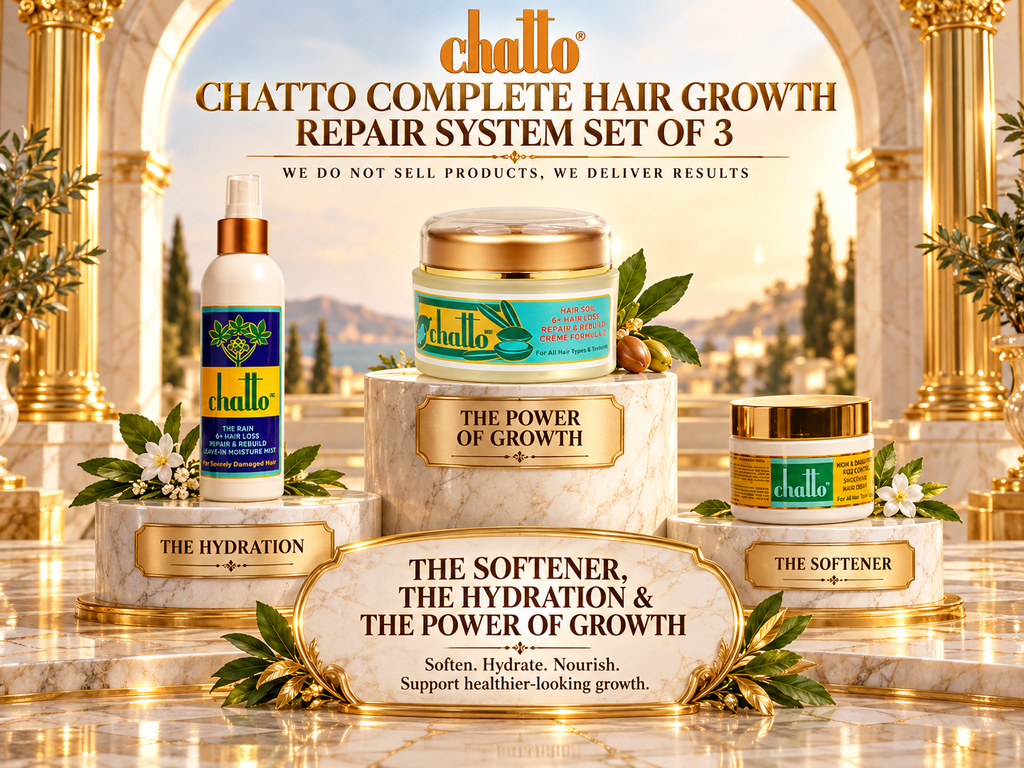 CHATTO® Complete Hair Growth Repair System Set of 3