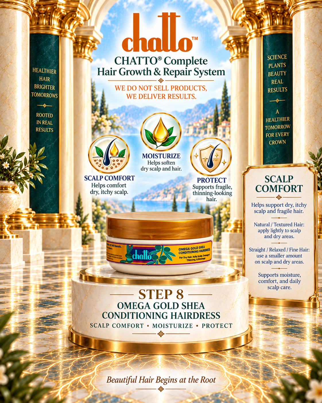CHATTO® Complete Hair Growth & Repair System (8-Step Treatment ), view 10