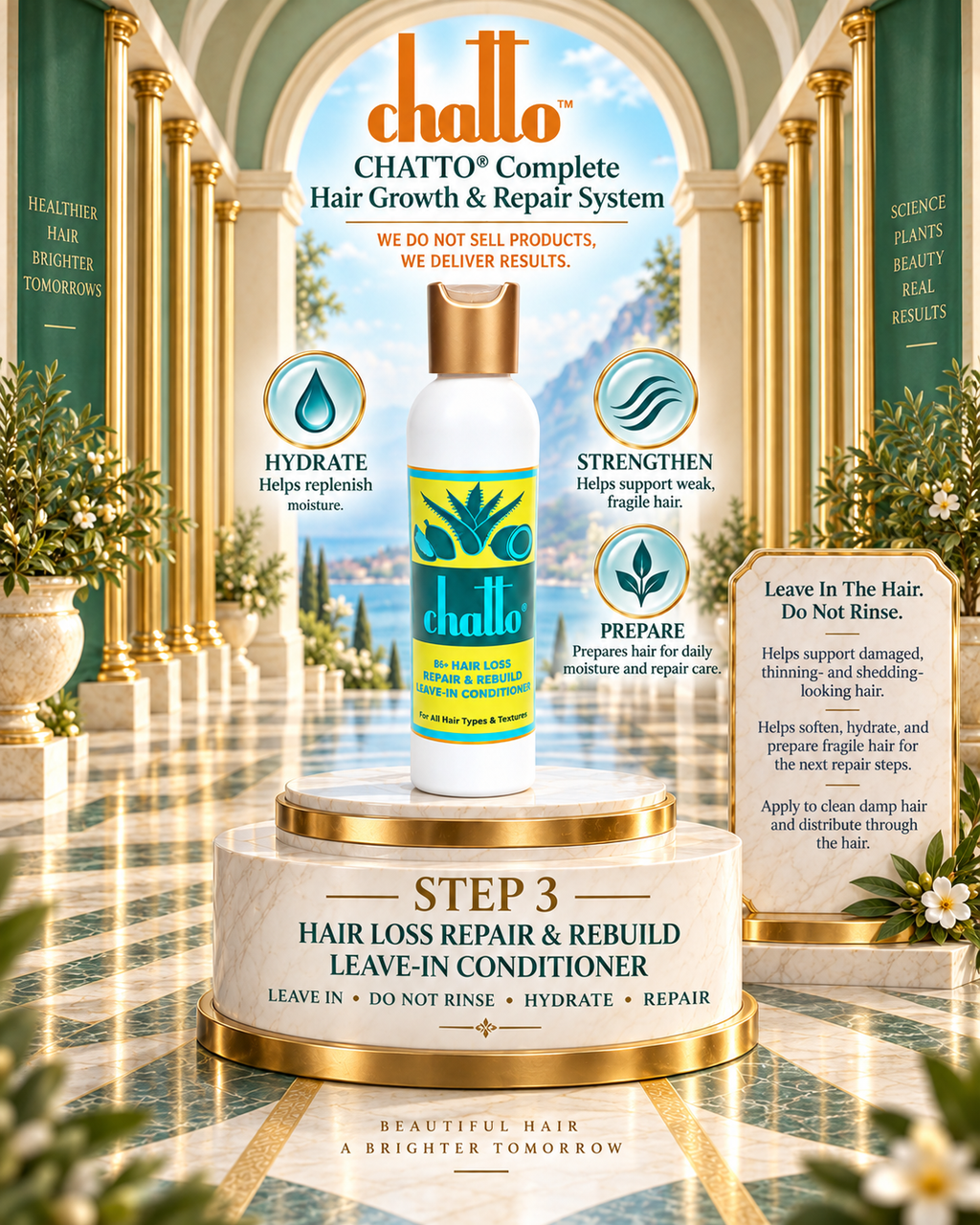 CHATTO® Complete Hair Growth & Repair System (8-Step Treatment ), view 5