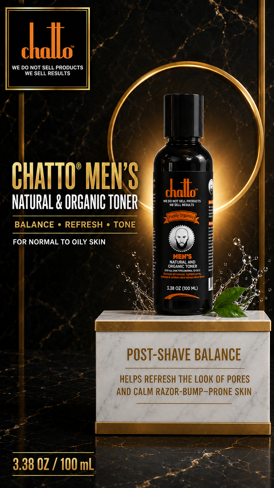 Chatto® Chatto Men's Organic Toner