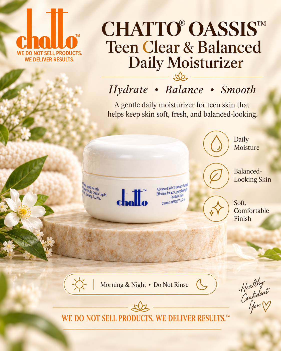 CHATTO® OASSIS™ Teen Clear & Balanced Enzyme Clay Treatment, view 3
