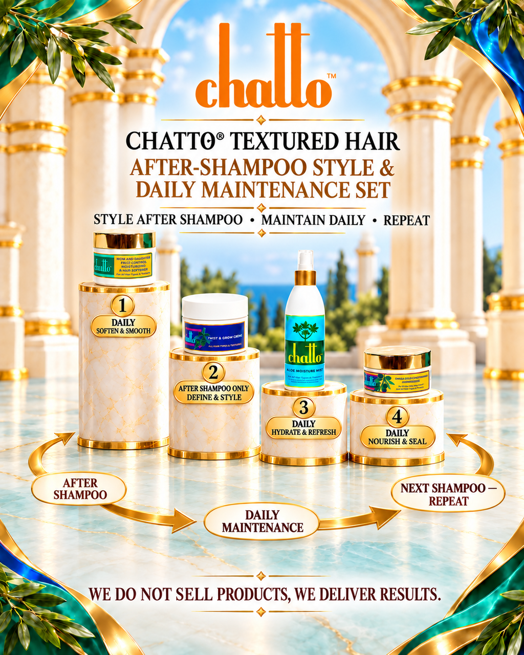 CHATTO®TEXTURED HAIR MAINTENANCE SET 4