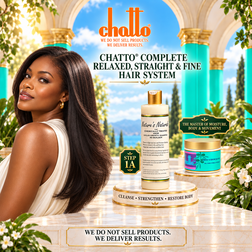 CHATTO® NATURE’S NATURAL CHEMICALLY TREATED HAIR 6-PLUS GROWTH SHAMPOO RE-BUILDER