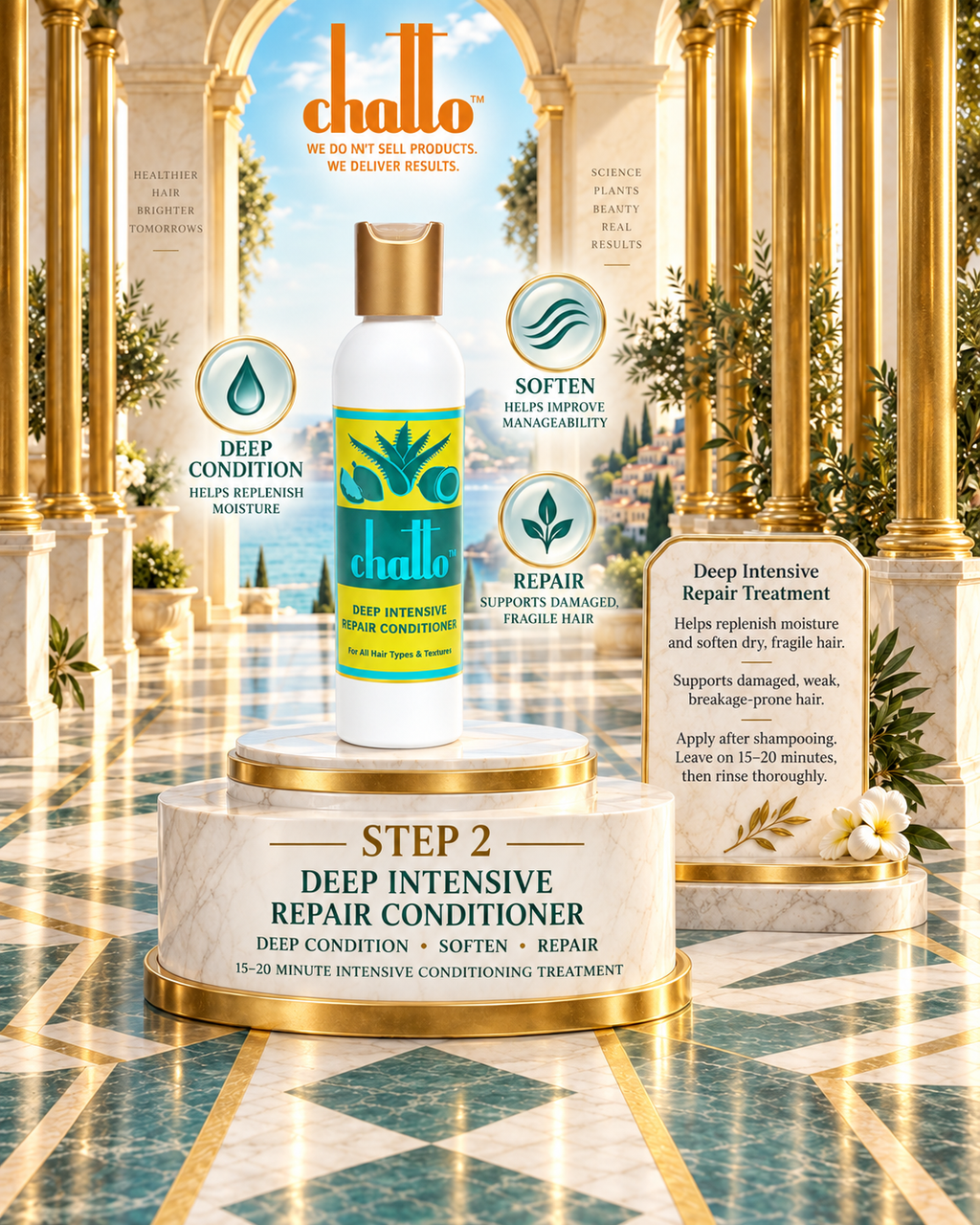 CHATTO® Complete Hair Growth & Repair System CHATTO® 6-Plus Deep Intensive Repair Conditioner