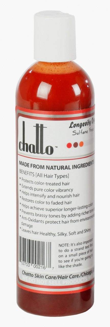 CHATTO® Longevity Strawberry Red Enhancement Organic Color Shampoo, view 2