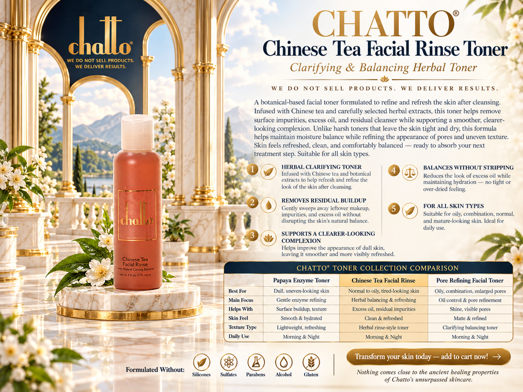 Chatto® Chinese Tea Facial Rinse Toner