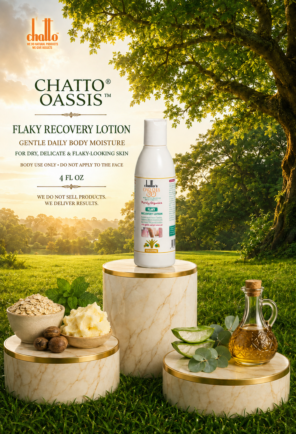 CHATTO®OASSIS™ Flaky Recovery Lotion ( Children And Adult), view 3