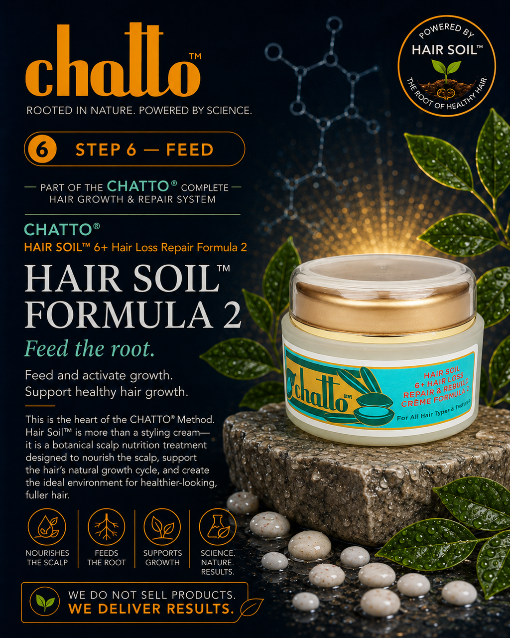 CHATTO® Complete Hair Growth & Repair System; CHATTO® Hair Soil™ THE POWER OF GROWTH, view 8