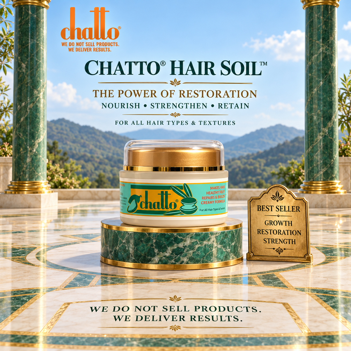 CHATTO® Complete Hair Growth Repair System, Set of 2, view 4