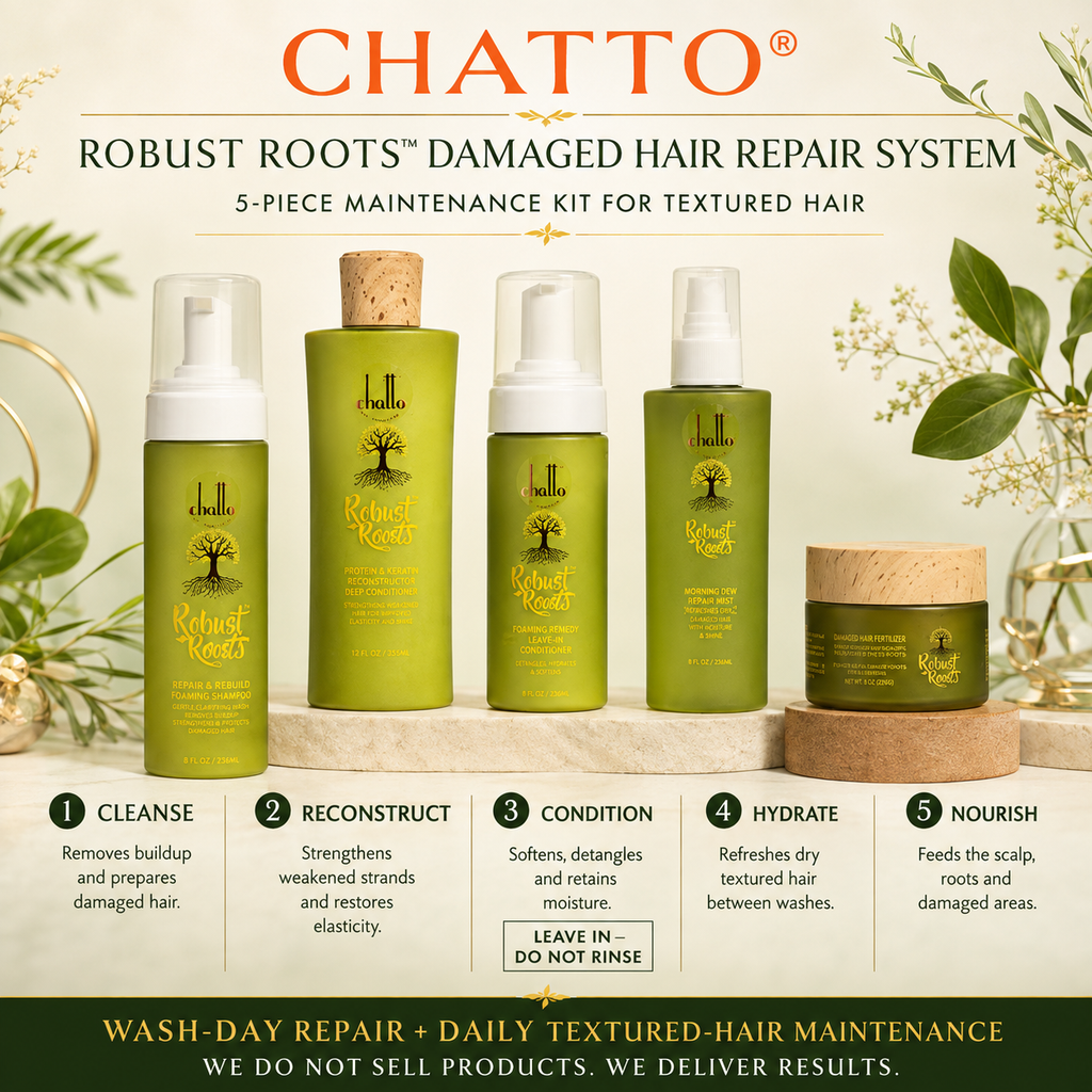 CHATTO® Robust Roots™ Damaged Hair Repair System 5-Piece Maintenance Kit for Textured Hair, view 2