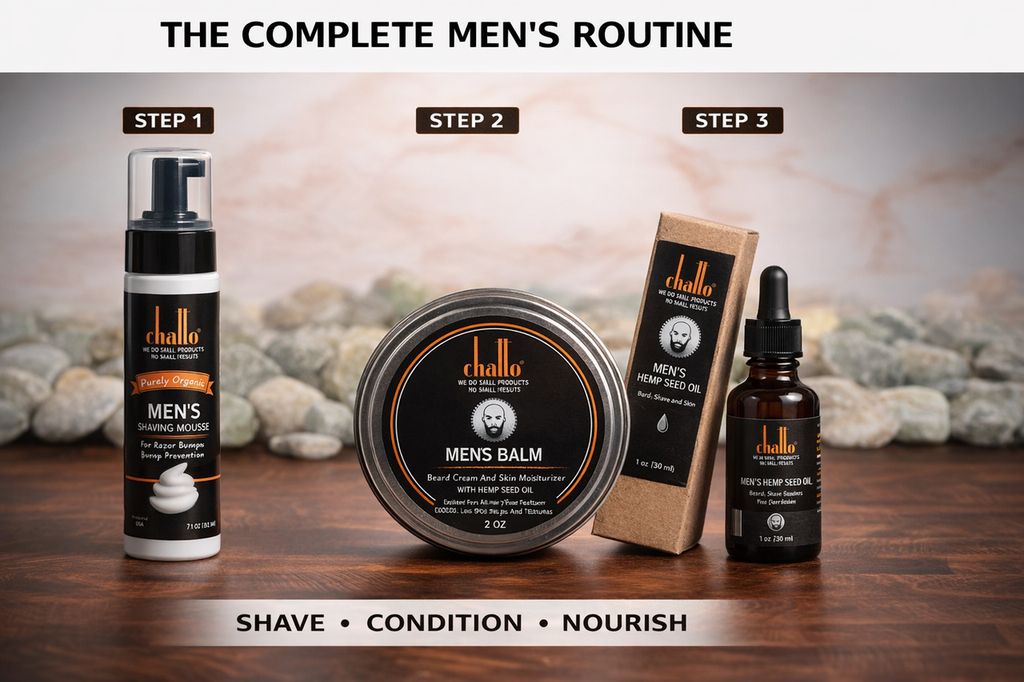 Chatto® Men's Beard Shaving Hemp Seed Oil, view 5