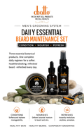 CHATTO® Men's Grooming System.Daily Essential Beard Maintenance Set