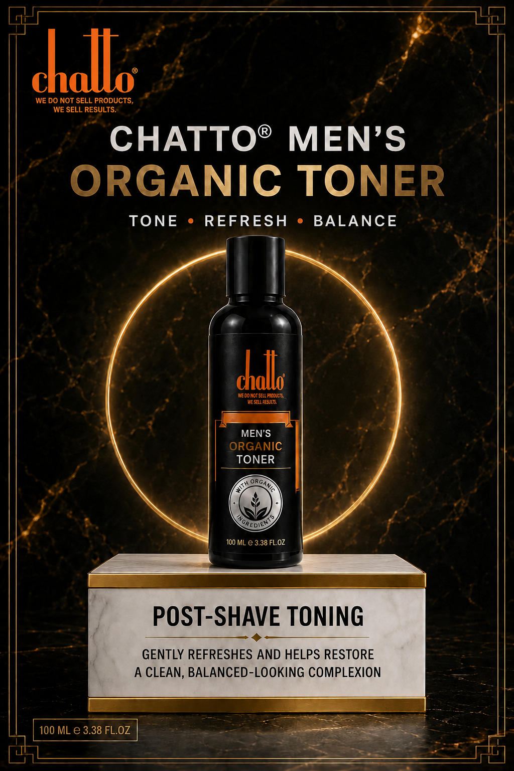 Chatto® Chatto Men's Organic Toner, view 3