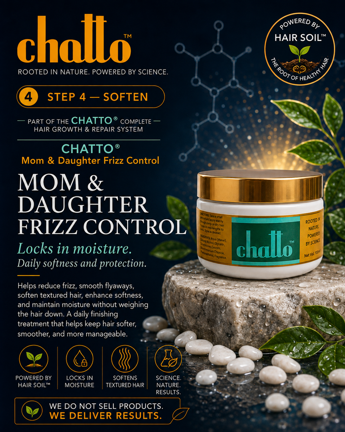 CHATTO® Mom & Daughter™ Gold Cream Frizz Control 2OZ