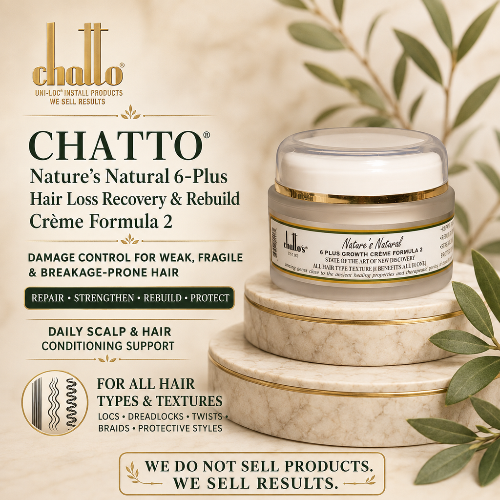 CHATTO®UNI-LOCS DAMAGED CONTROL; THE PROTEIN FEEDER Nature’s Natural 6-Plus Hair Loss Recovery & Rebuild, view 2