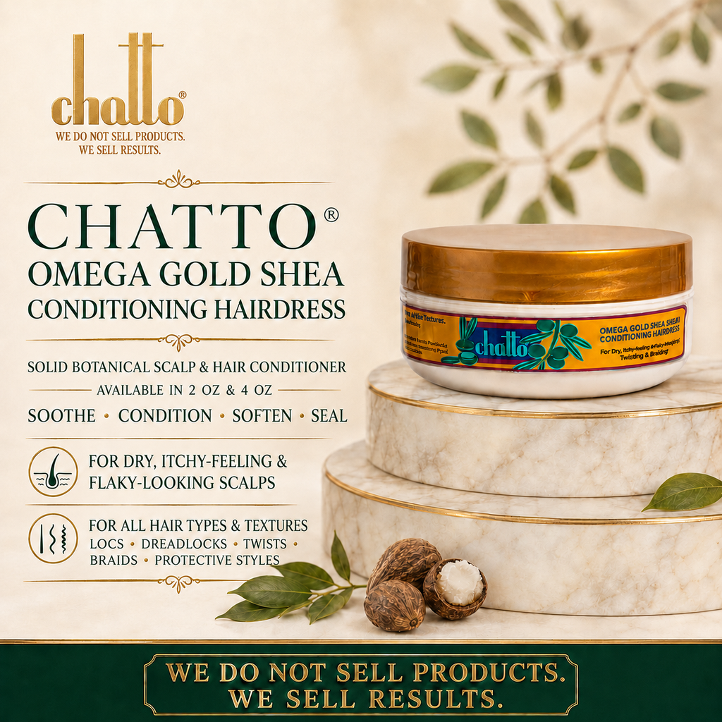 CHATTO® UNI-LOCS DAMAGED CONTROL; Omega Gold Shea Conditioning Hair dress