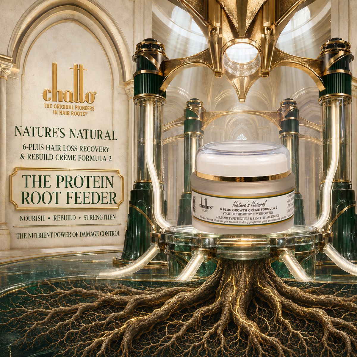 CHATTO UNI-LOCS Nature’s Natural 6-Plus Hair Loss Recovery & Rebuild Crème Formula 2