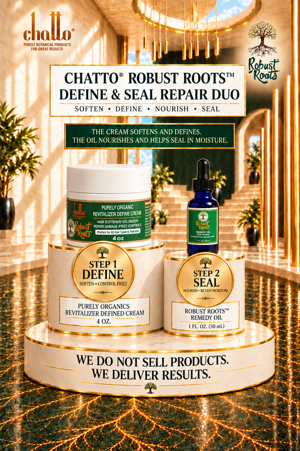 CHATTO® ROBUST ROOTS™ COMPLETE DUO DEFINE & SEAL REPAIR