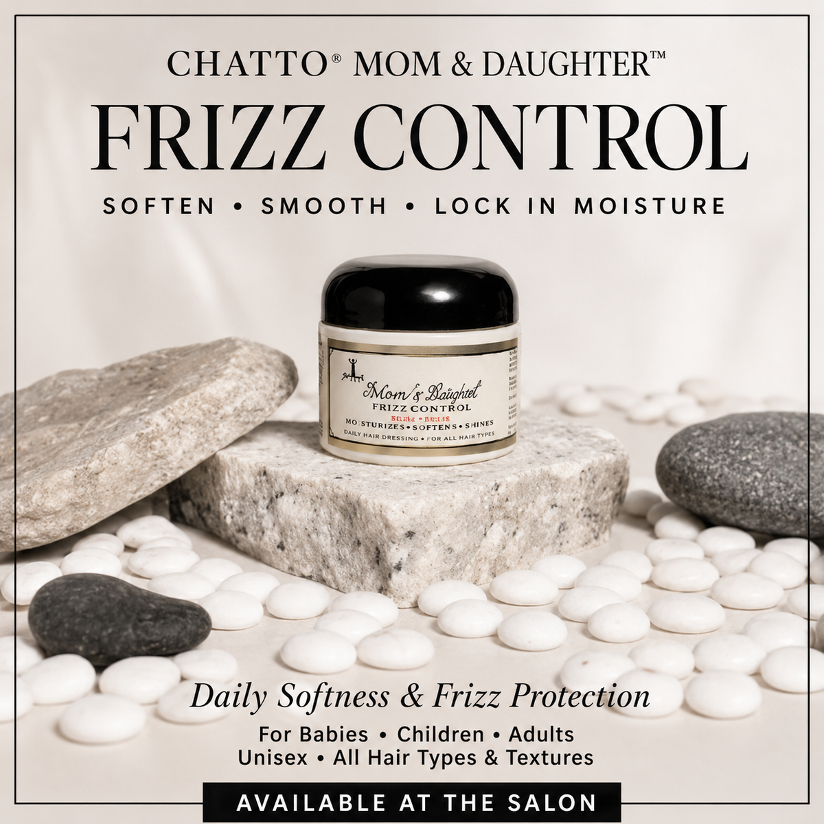 Chatto® Nature's Natural Mom & Daughters Hair Softener + Frizz Control 2 OZ, view 3