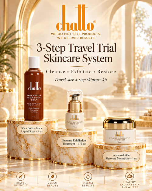 Chatto® 3-Step Travel Trial Skincare System