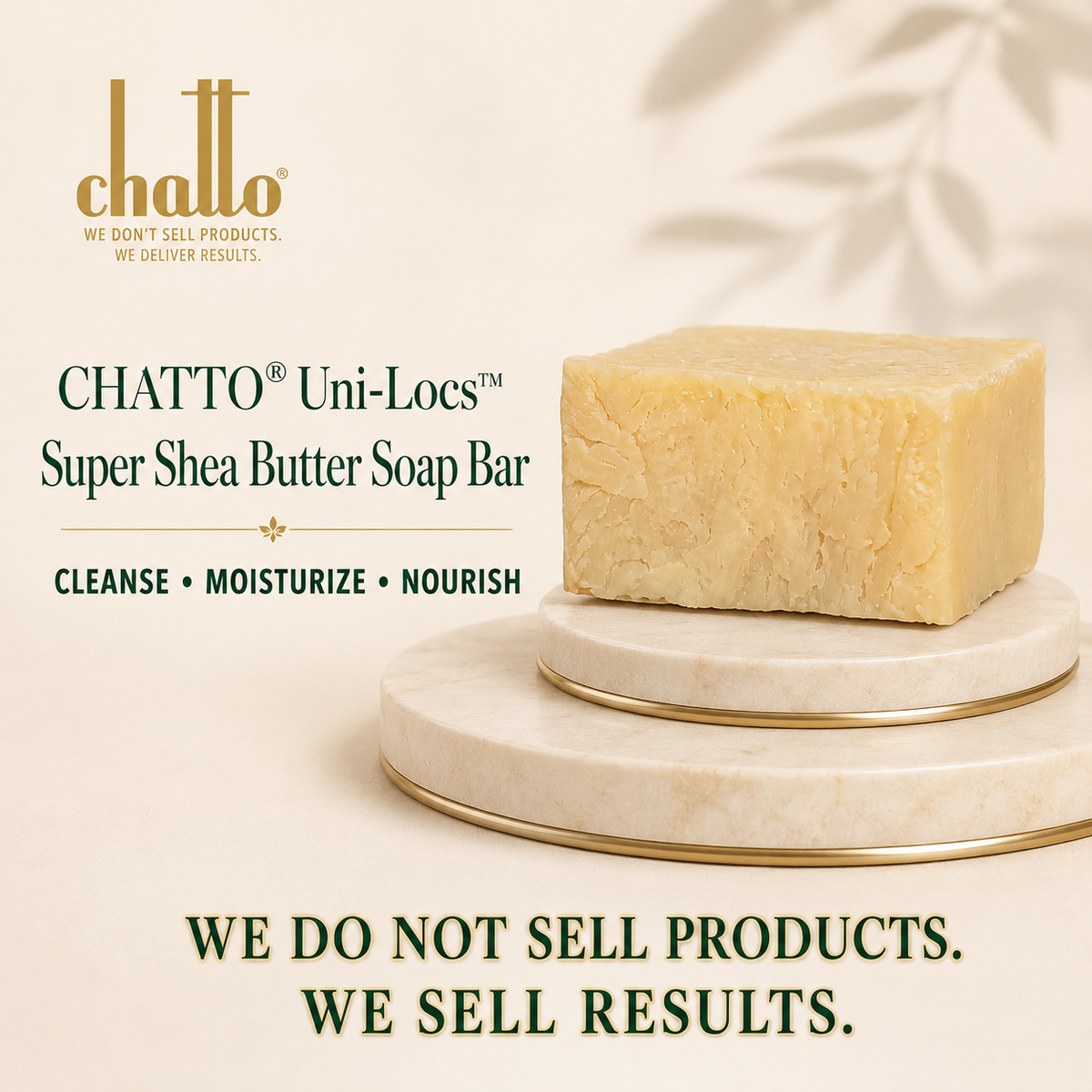 CHATTO® Uni-Locs™ Super Shea Butter Soap Bar Cleanse • Moisturize • Nourish, view 4