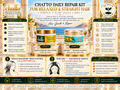 CHATTO® Complete Hair Growth & Repair; For Relaxed and Straight set 2