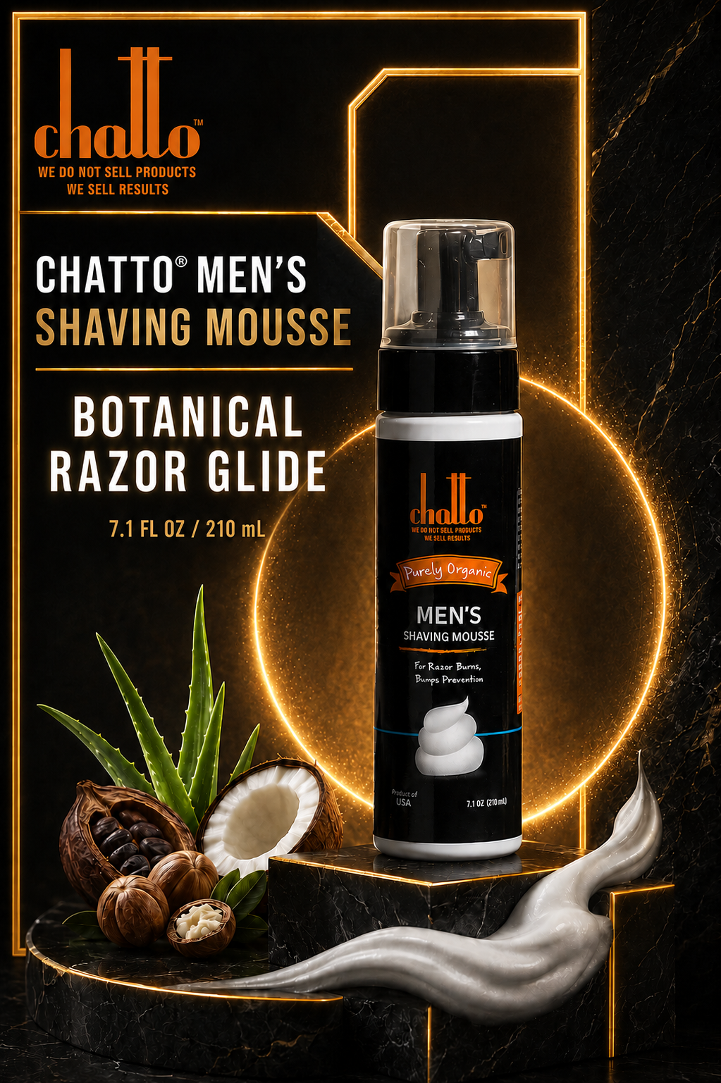 Chatto® Men's Shaving Mousse